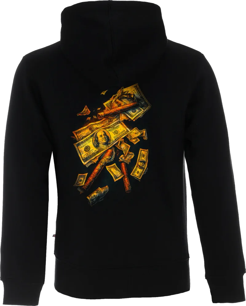 Cash & Cigars — bluza rozpinana — tył